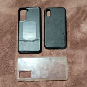 Black and Clear Various Phone Cases